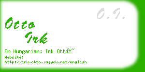 otto irk business card